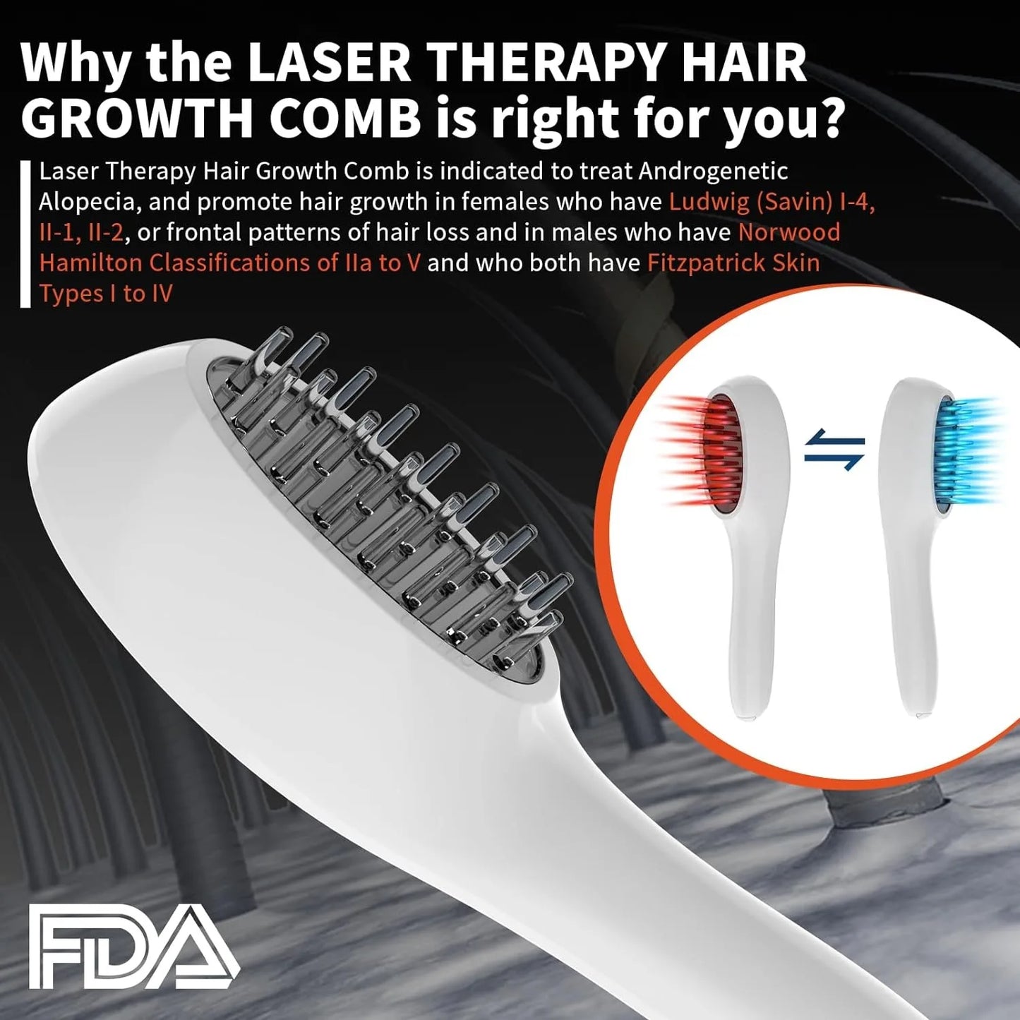 Anti Hair Loss Therapy Comb