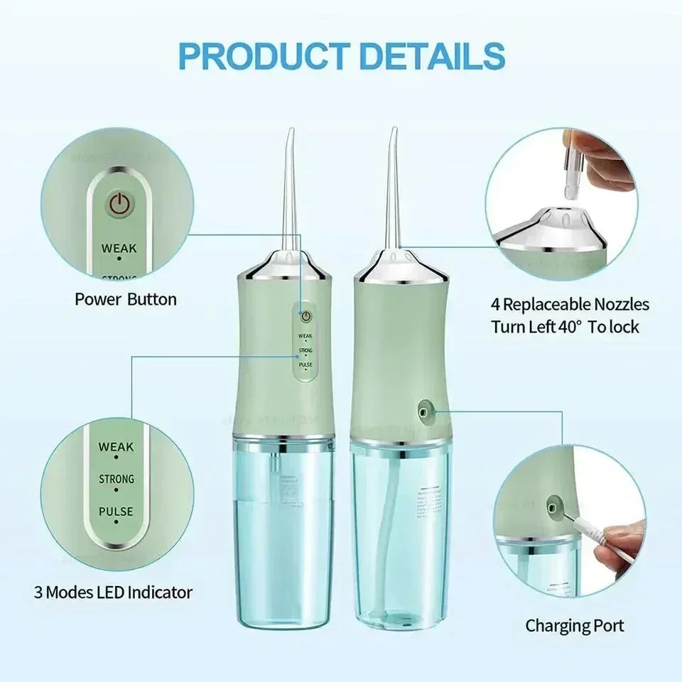 Portable Dental Water Flosse